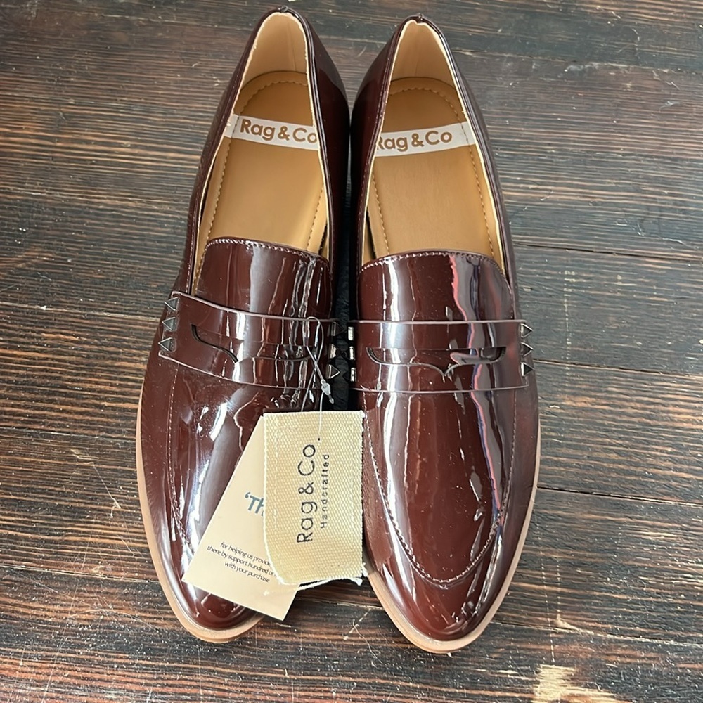 NWT Rag & Co Studded Loafers Womens 8 - Picture 2 of 5
